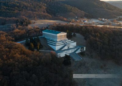 Deutschland-Regensburg-Walhalla-Drohne-7