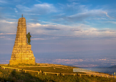 Monument des Diables bleus auf dem Gipfel des Grand Ballon