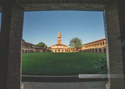 Atyrá - Kloster Marianela im Departamento Cordillera, Blick in den Innenhof