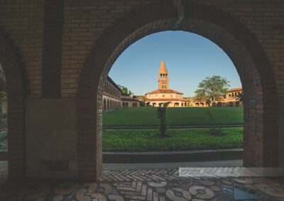 Atyrá - Kloster Marianela im Departamento Cordillera, Blick in den Innenhof